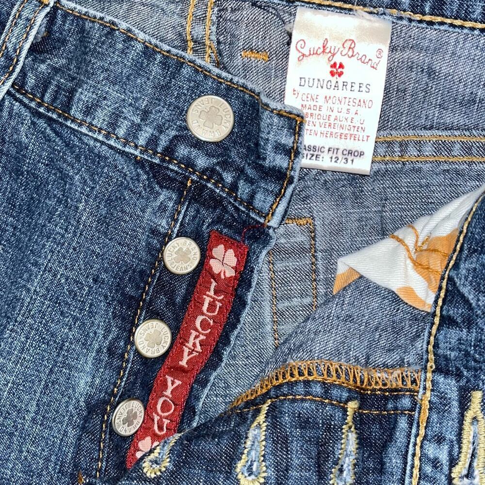 Lucky Brand Blue Cropped Jeans - Picture 6 of 7